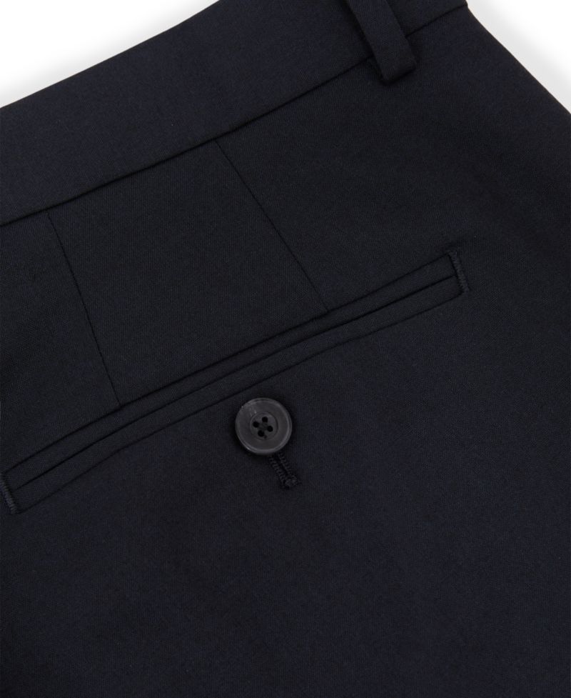 Men's Graduate Tailored-Fit Flat-Front Suit Pants