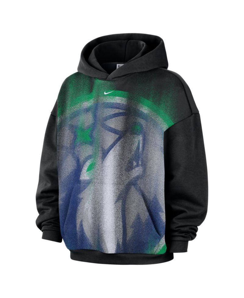 Men's Black Minnesota Timberwolves 2026 Standard Issue Practice Icon Fleece Pullover Hoodie