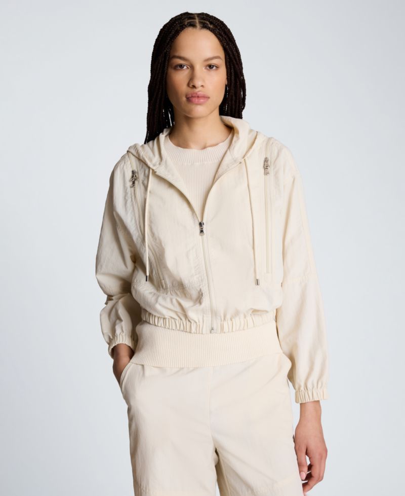 Women's Zippered Long-Sleeve Hoodie