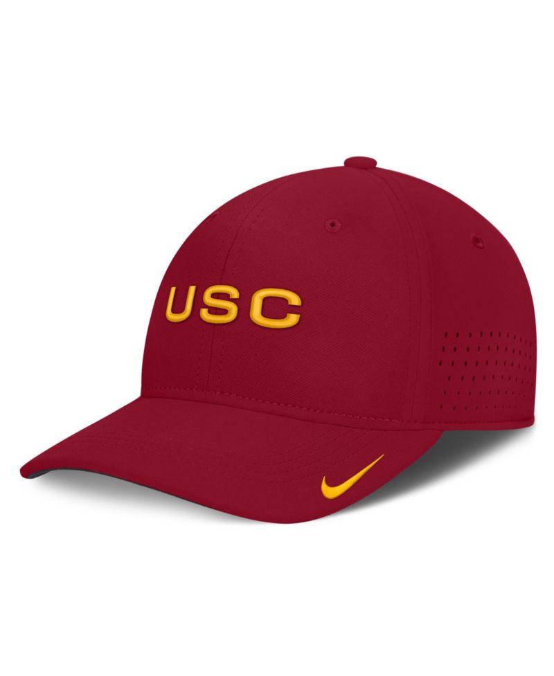 Men's Crimson USC Trojans Gameday Aerobill Swooshflex Dri-FIT Hat