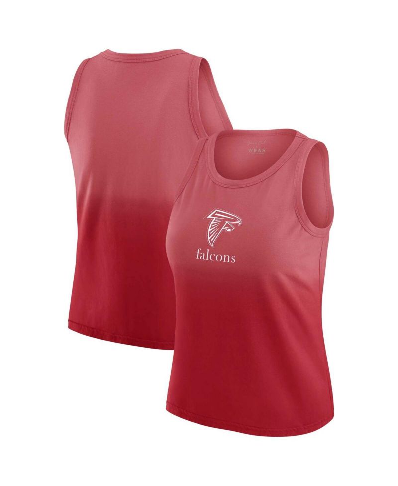 Women's x Gracie Hunt Scarlet Atlanta Falcons Ombre Tank Top