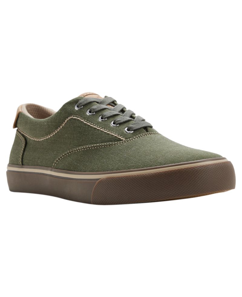 Men's Circular Vamp Round-Toe Sneakers