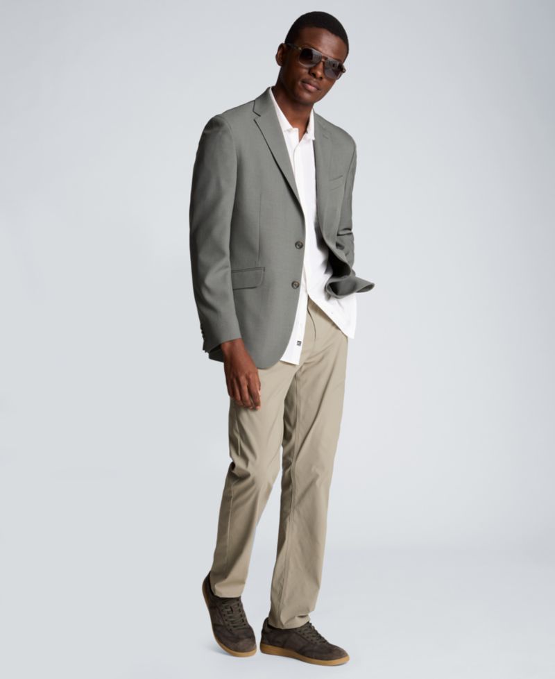 Men's Seersucker Point Collar Shirt