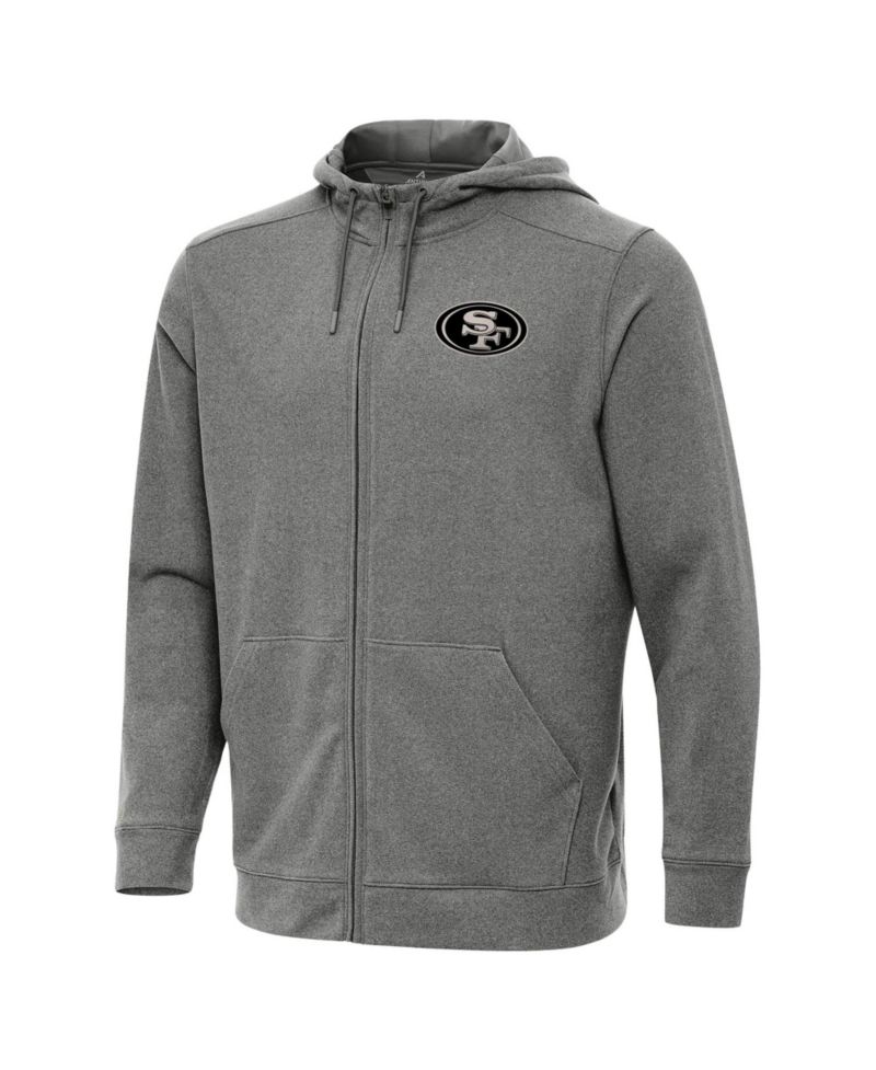 Men's San Francisco 49ers Effortless Full-Zip Hoodie Sweatshirt