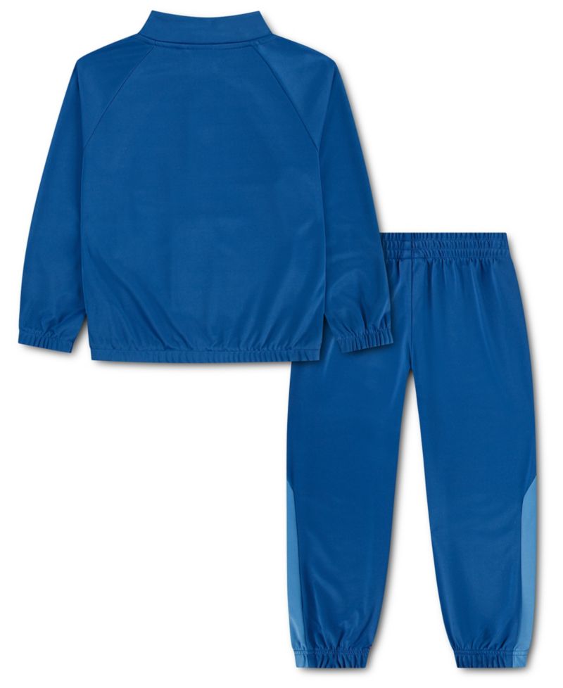 Boys' 2T-7 Tricot Color Piping Long-Sleeve Jacket and Pants, 2-Piece Set