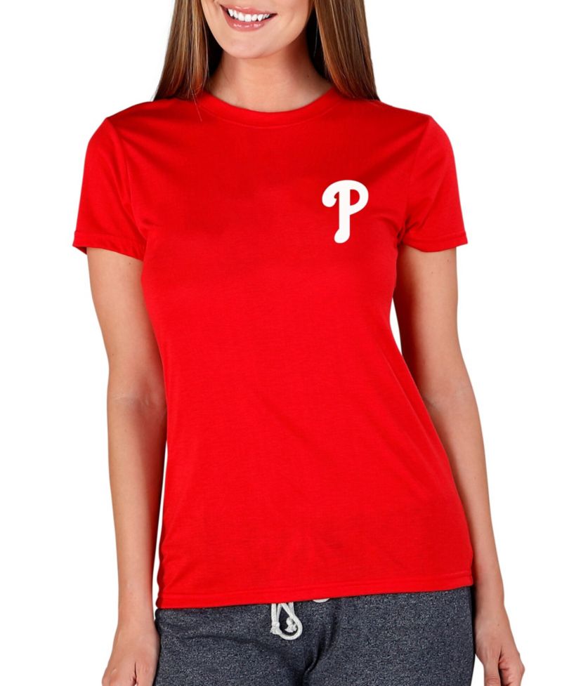 Women's Red Philadelphia Phillies Marathon Knit Top