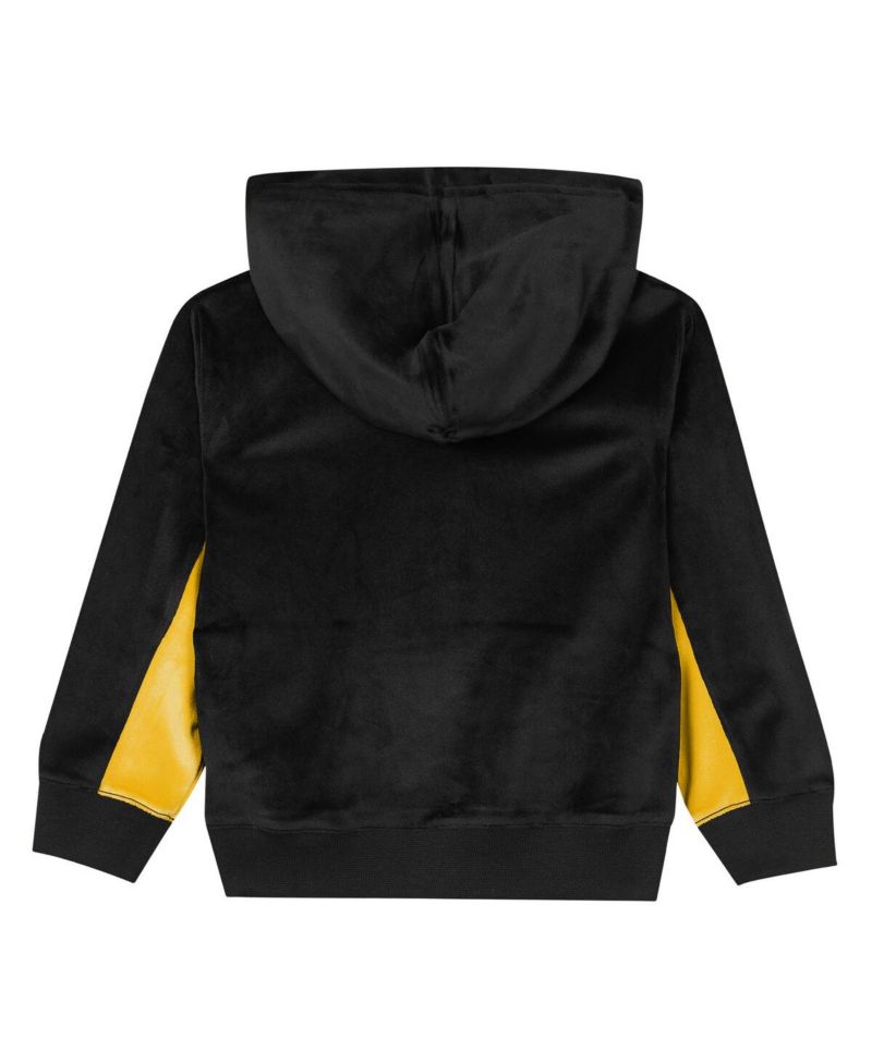 Preschool Black Los Angeles Lakers Velour Hoodie