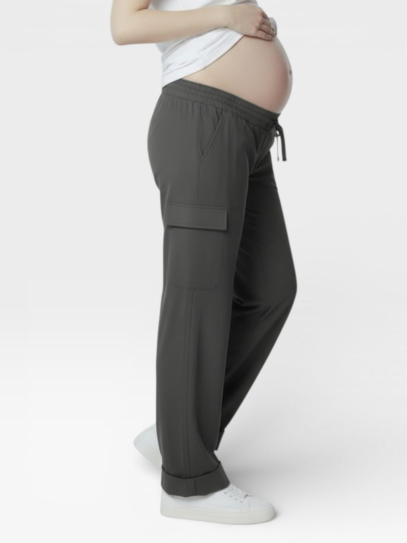 Maternity Under the Belly Utility Cargo Relaxed Fit Pant - Motherhood