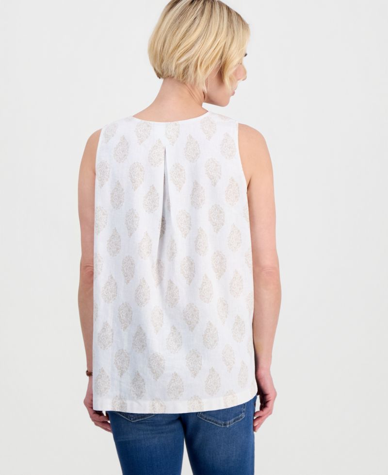 Petite Flora Drop V-Neck Tunic