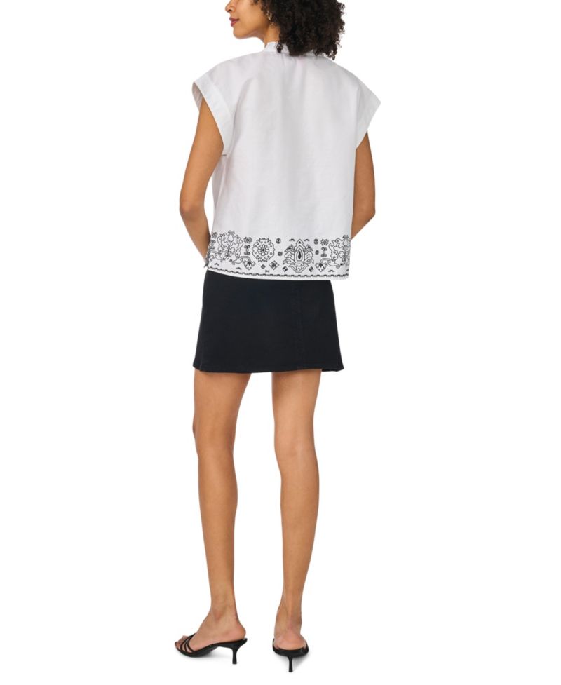 Women's Rolled-Up Short-Sleeve Top