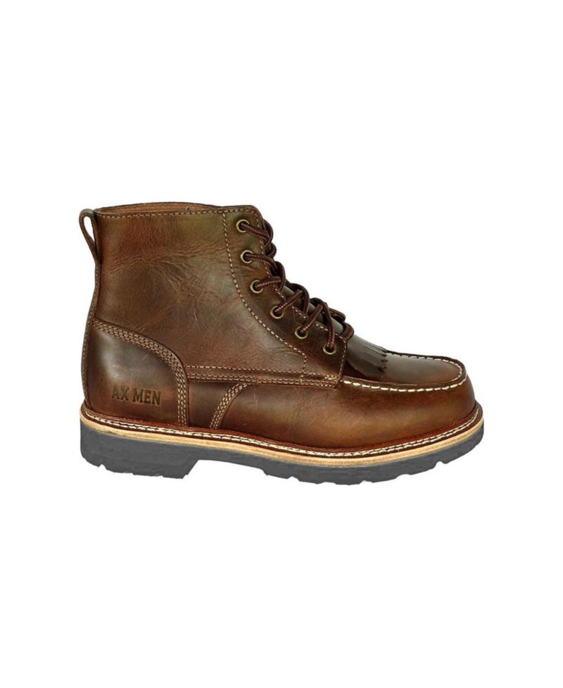 Men's Boots Barnes 6 Inch Front Lace Moc Toe