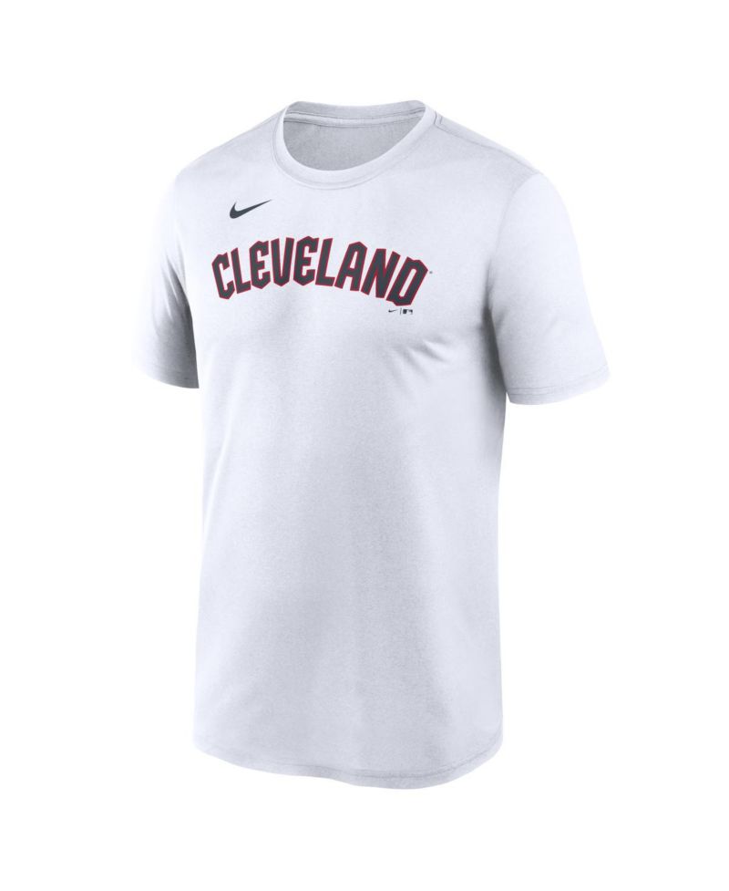 Men's White Cleveland Guardians New Legend Wordmark Dri-FIT T-Shirt