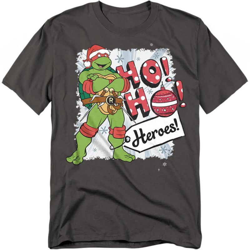 Big & Tall Raphael Heroes Christmas T-Shirt