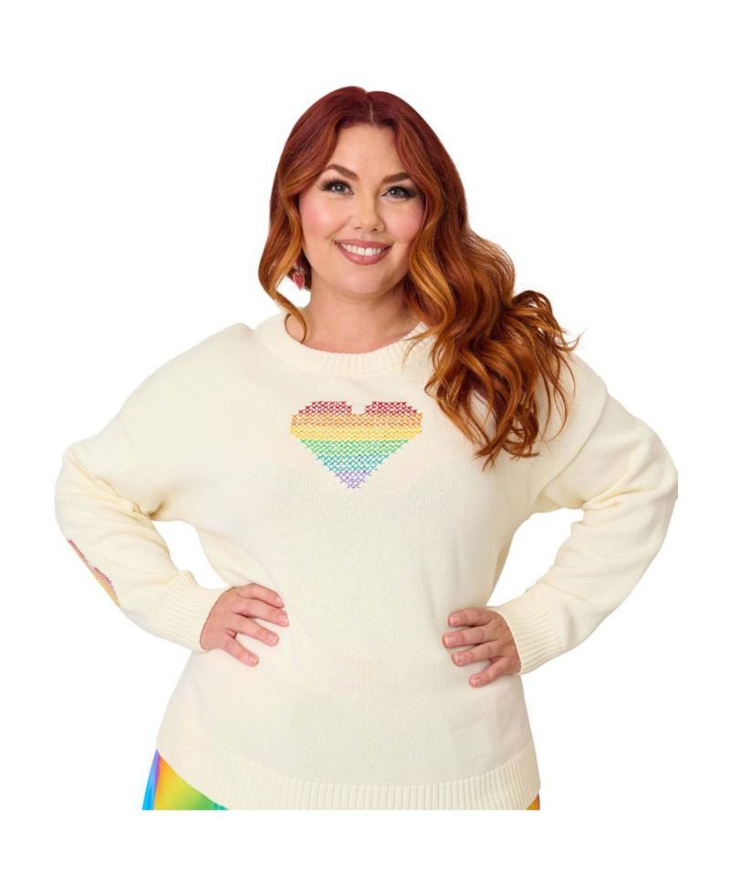 Plus Size Cat Long Sleeve Sweater