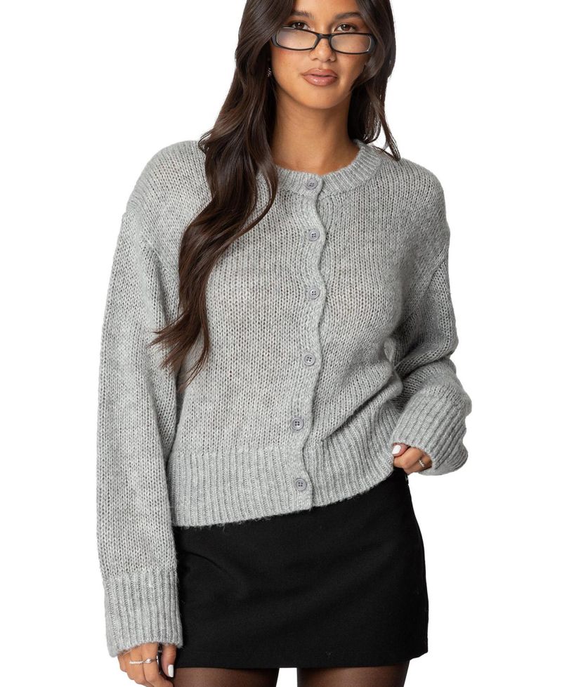 Women's Freida Fuzzy Knit Cardigan