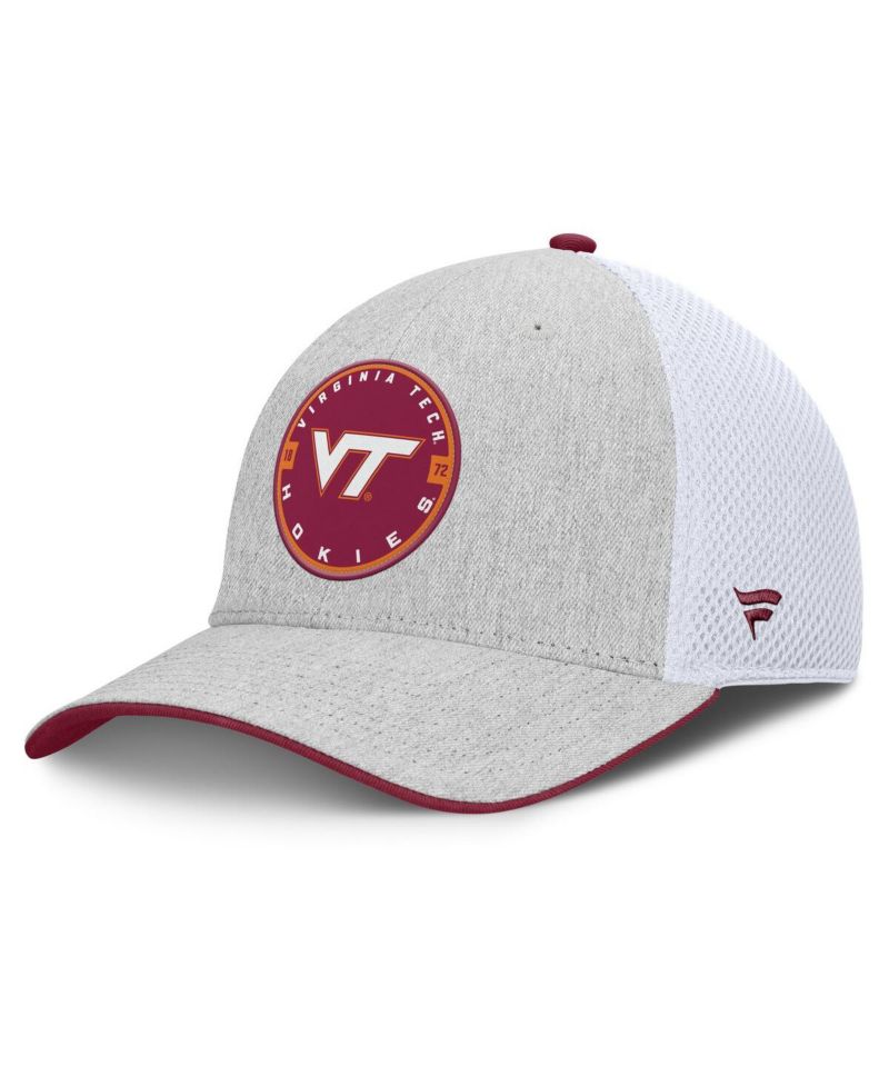 Men's Heather Gray Virginia Tech Hokies Trigger Flex Hat