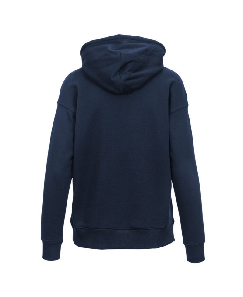 Women's Navy USMNT Podium Mascot Pullover Hoodie