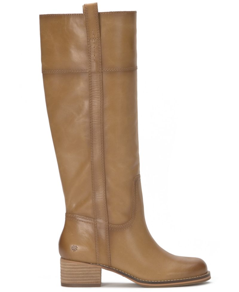 Women's Hybiscus Knee High Riding Boots