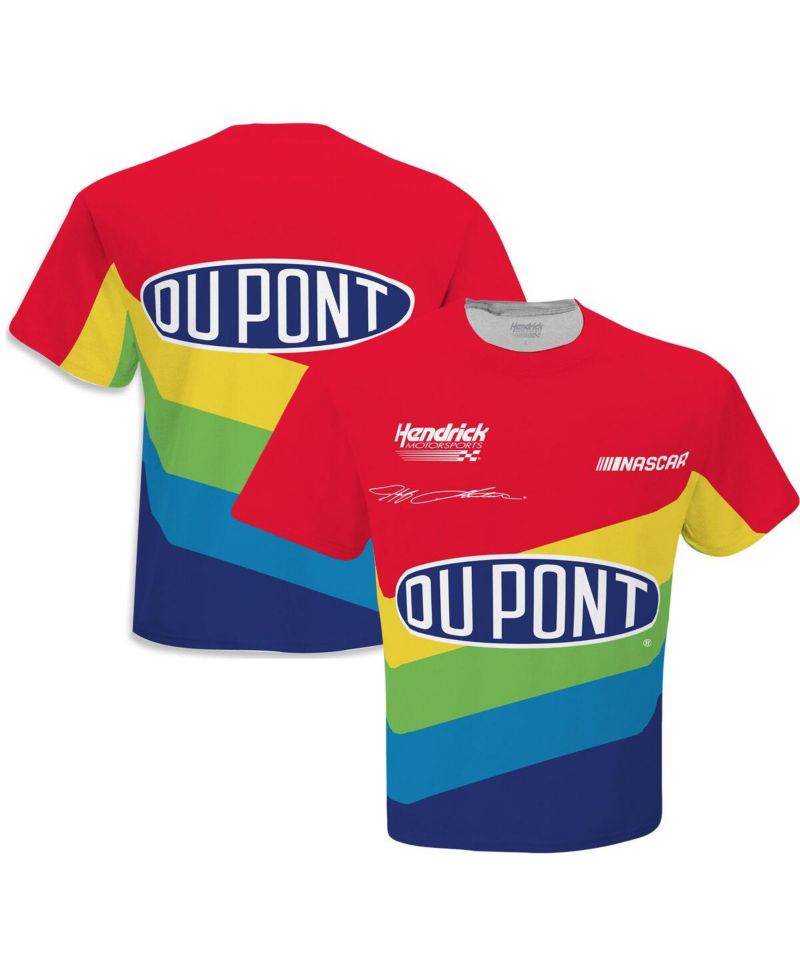 Men's Red/Yellow Jeff Gordon Pit Crew T-Shirt