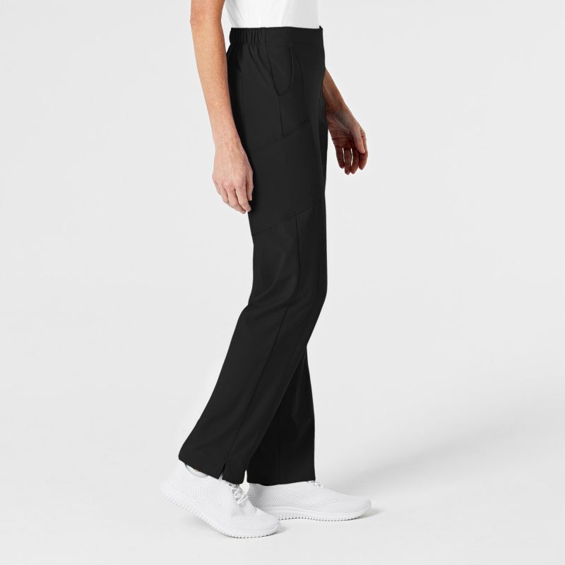 Plus Size W123 Flat Front Cargo Scrub Pant Regular
