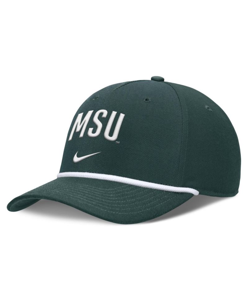 Men's Green Michigan State Spartans Rise Campus Adjustable Hat