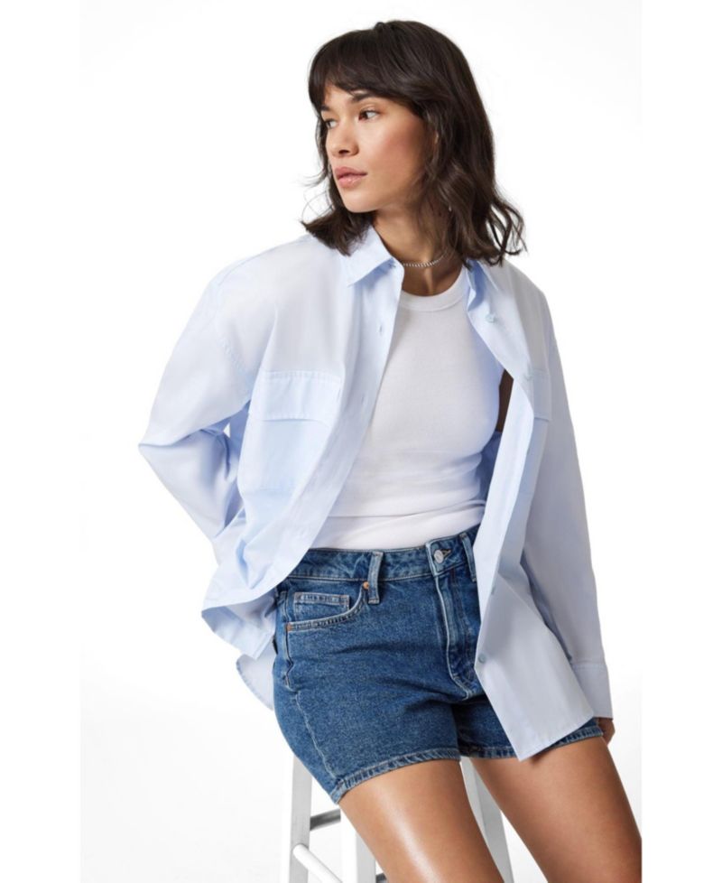 Women's Mavi's Heidi High Rise Relaxed Short In Dark Shaded 90'S