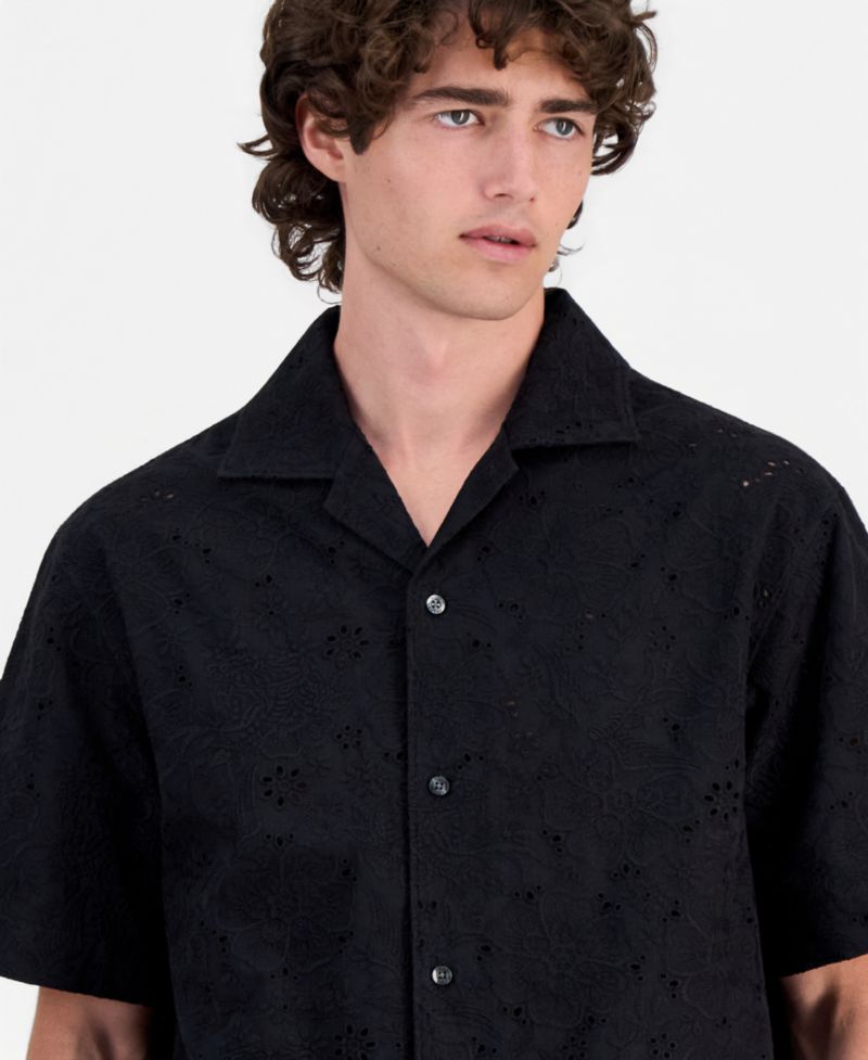 Men's Espino Embroidered Short-Sleeve Shirt