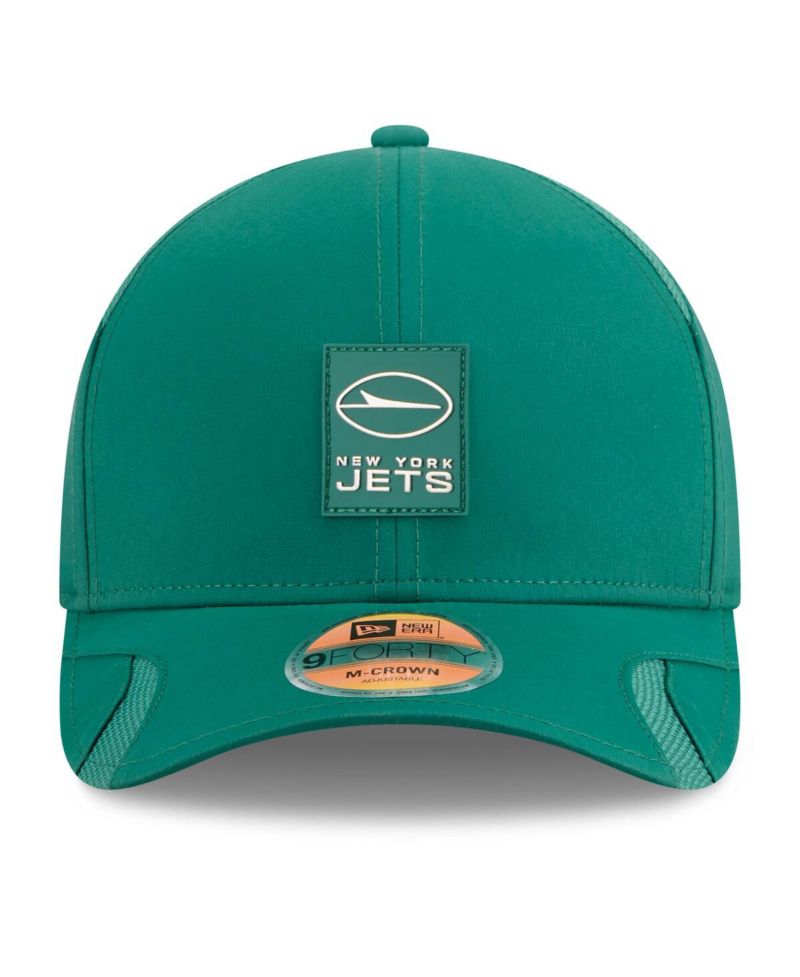 Men's Green New York Jets 2025 Sideline M-Crown 9FORTY Adjustable Hat