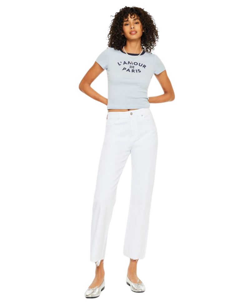 Women's High Rise Slim Wide Jeans