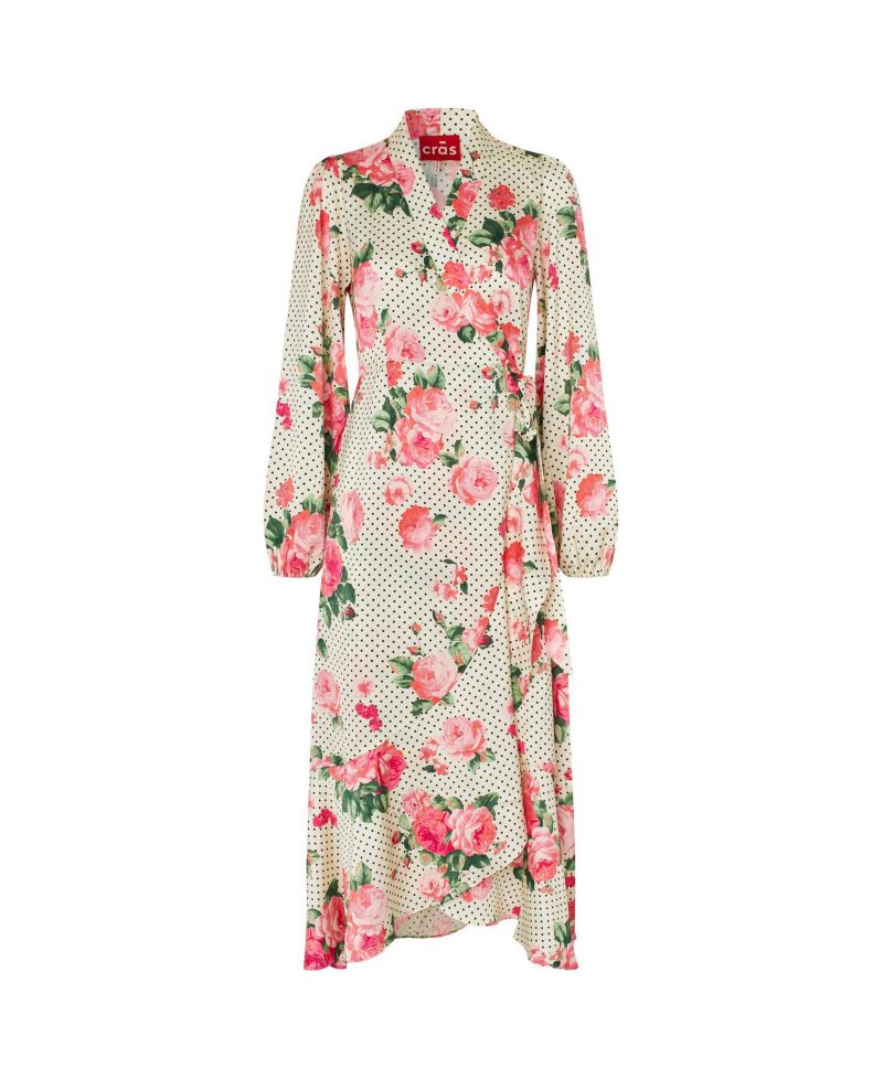 Women's Lara Fit & Flare Polka Dot Midi Dress