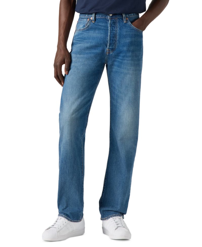 Men's 501® Regular-Fit Lightweight Button Fly Jeans