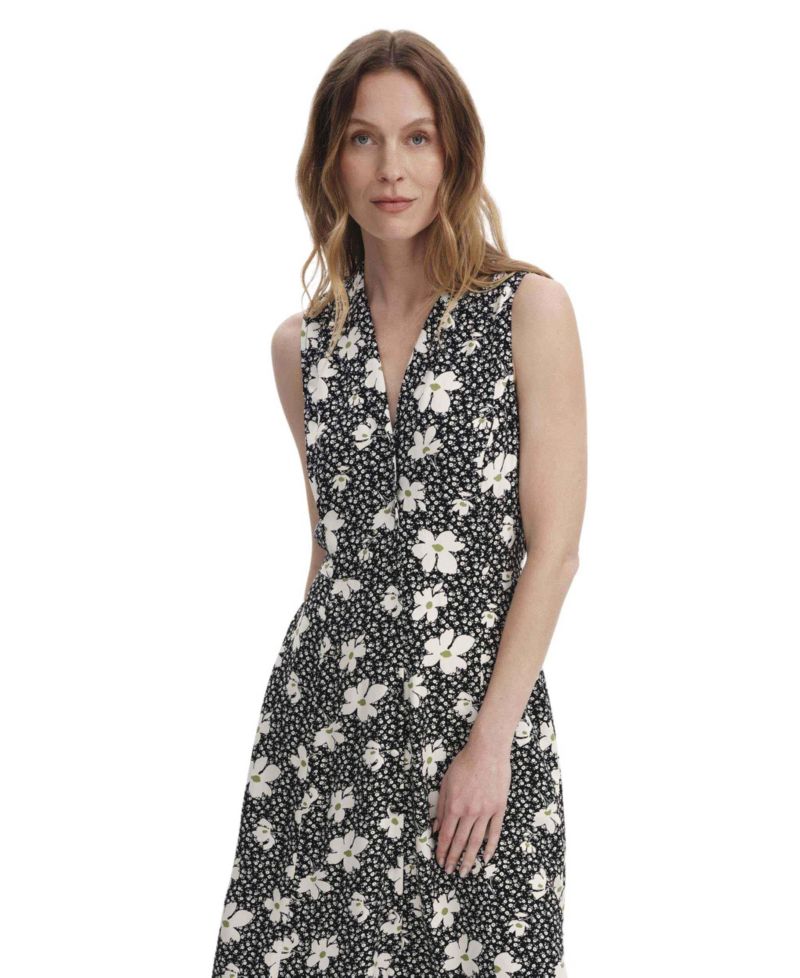 Women's Beatrice Midi Floral-Print Shirt Dress with Pockets