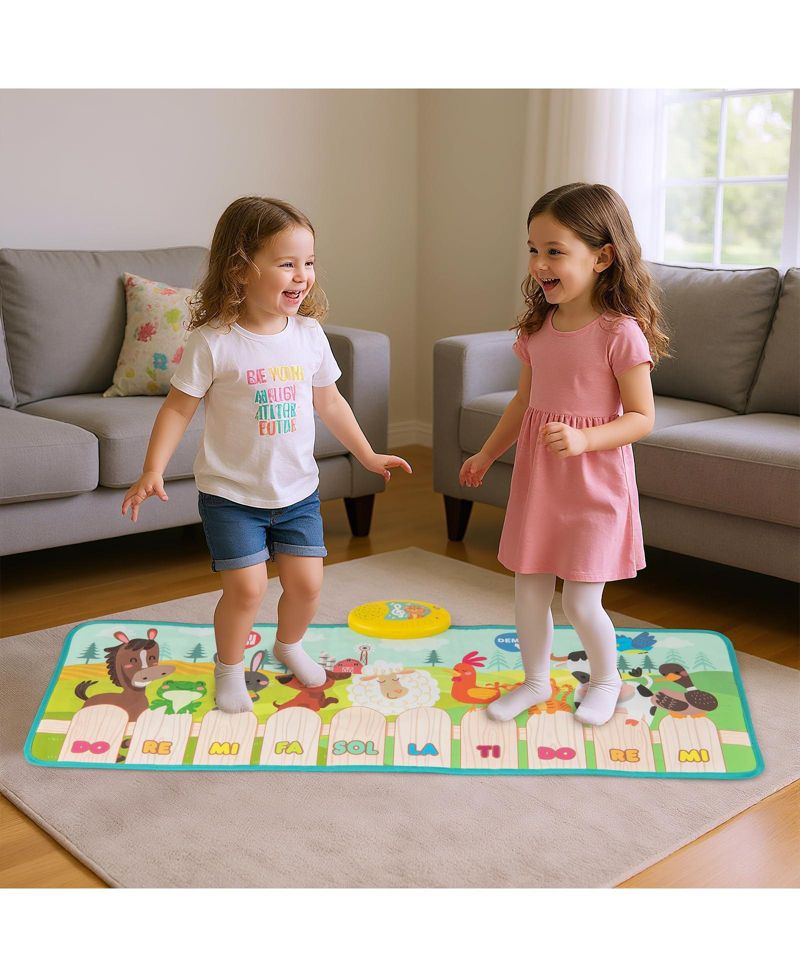 Kids Animal Farm Piano Foldable Playmat