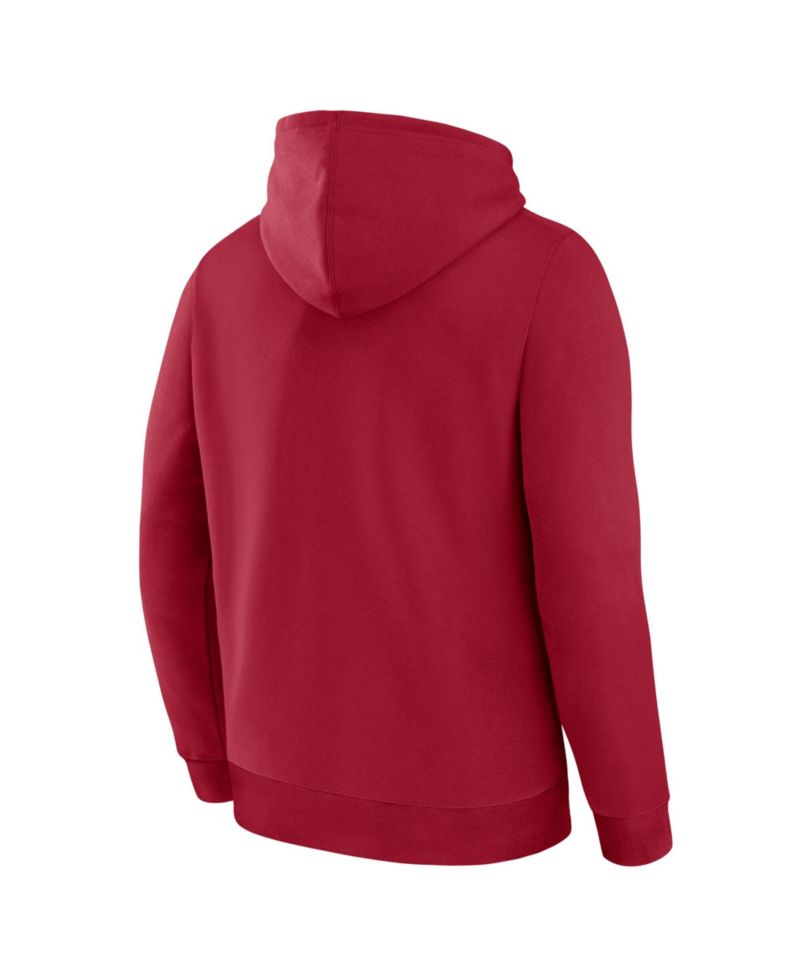 Men's Scarlet San Francisco 49ers Right Tackle Legacy Pullover Hoodie