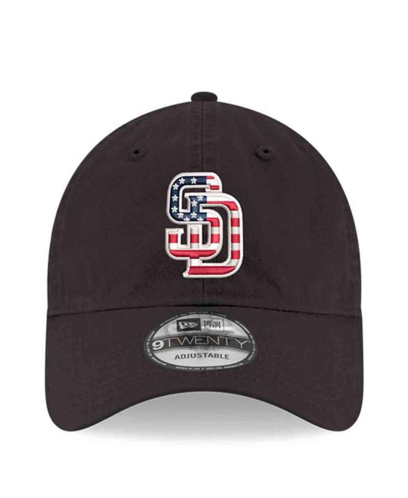 Men's Black San Diego Padres America 250 9TWENTY Adjustable Hat