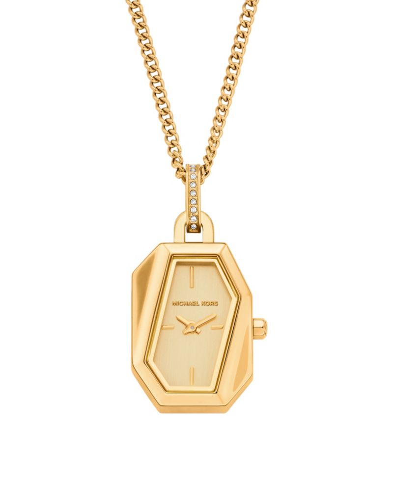 Women's Suri Quartz Two-Hand Gold Stainless Steel Pendant Watch 24mm