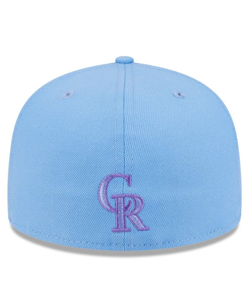 Men's Light Blue Colorado Rockies 2025 City Connect Fan Pack 59FIFTY Fitted Hat