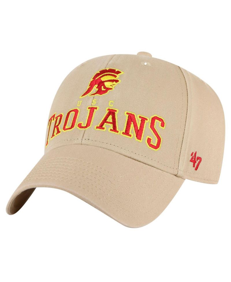 Men's Khaki USC Trojans Powell MVP Adjustable Hat