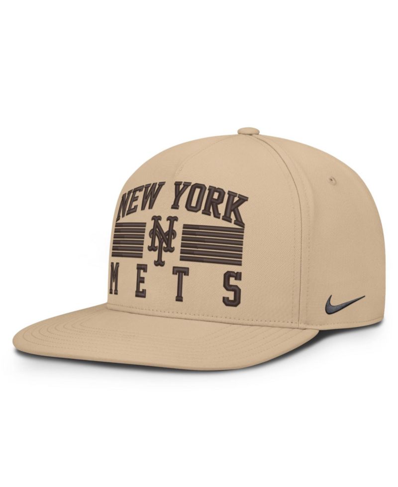 Men's Khaki New York Mets Desert Pro AeroBill Dri-FIT snapback Hat