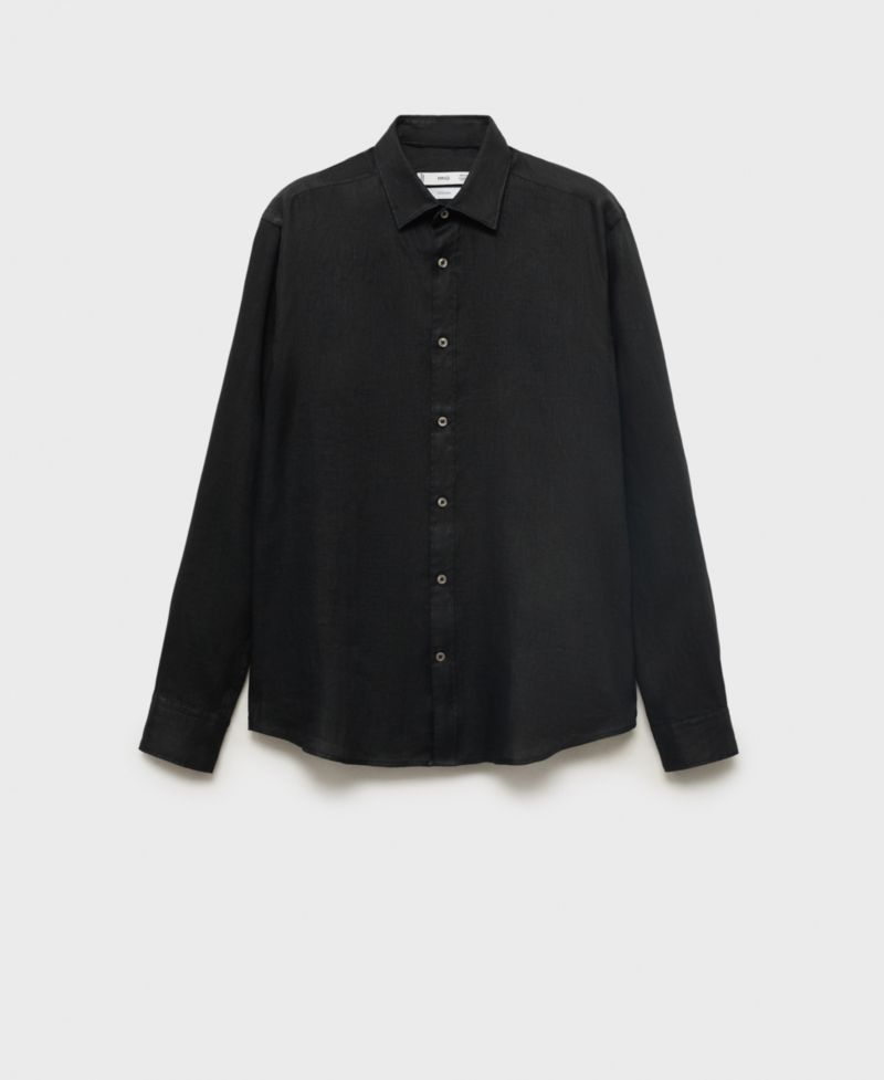 Men's Linen Long Sleeve Shirt