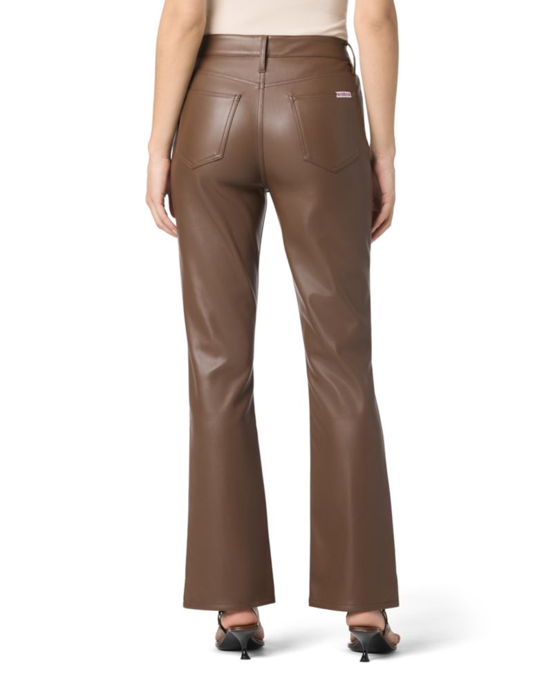 Women's Blair High-Rise Faux-Leather Bootcut Pants