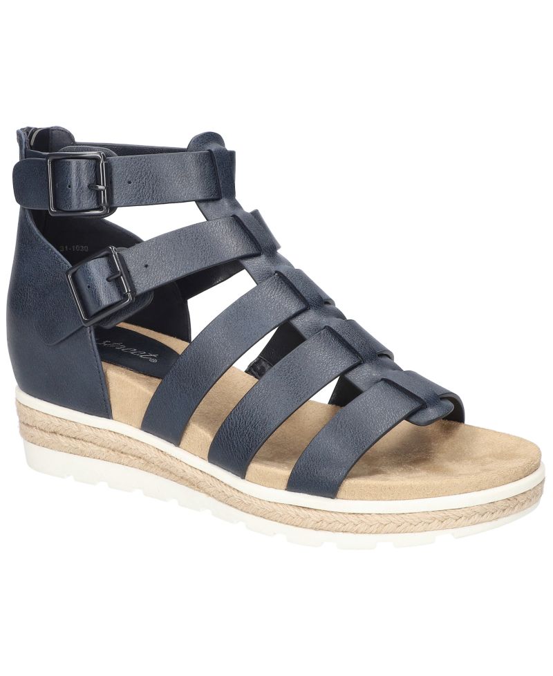 Women's Simone Zip Wedge Sandals