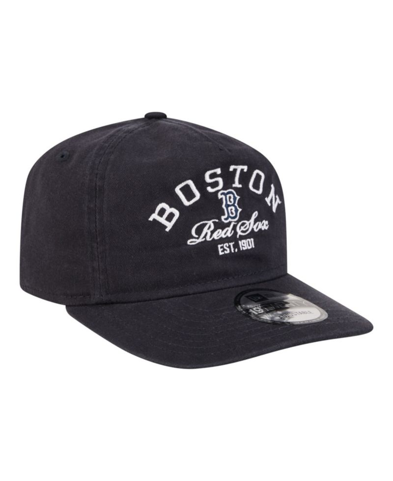 Men's Navy Boston Red Sox Stacked 19TWENTY Adjustable Hat