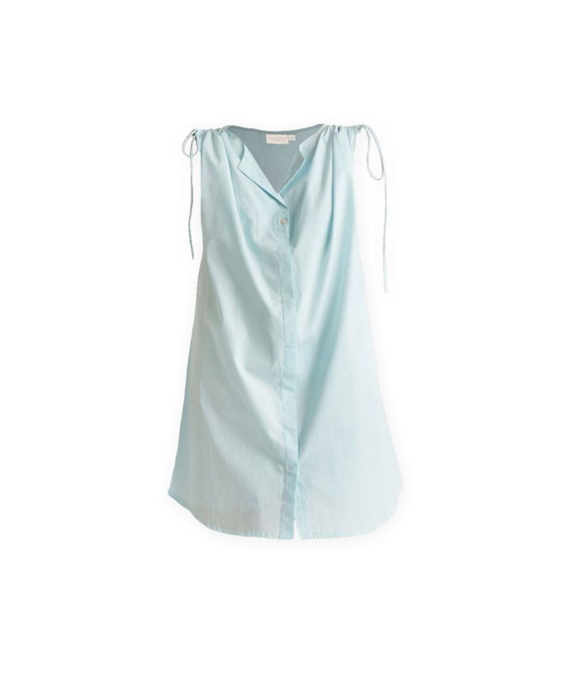 Women's Shirt dress with Shoulder Tie Details