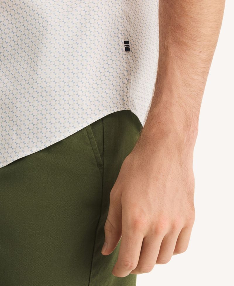 Men's Short-Sleeve All-Over Print Classic-Fit Shirt