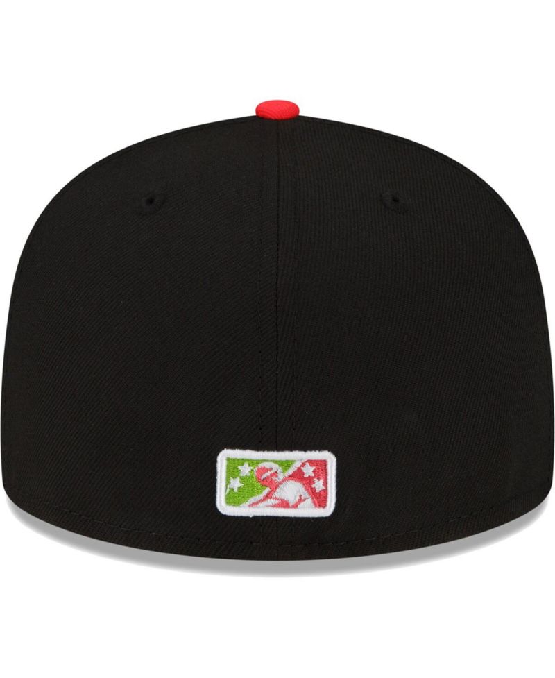 Men's Black Lake County Captains Copa De La Diversion 59FIFTY Fitted Hat