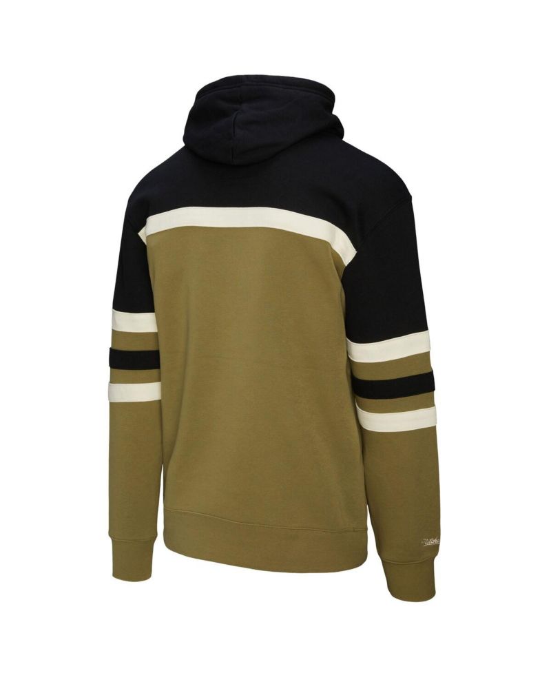 Men's Olive/Black Los Angeles Lakers Double Clutch Head Coach Hoodie