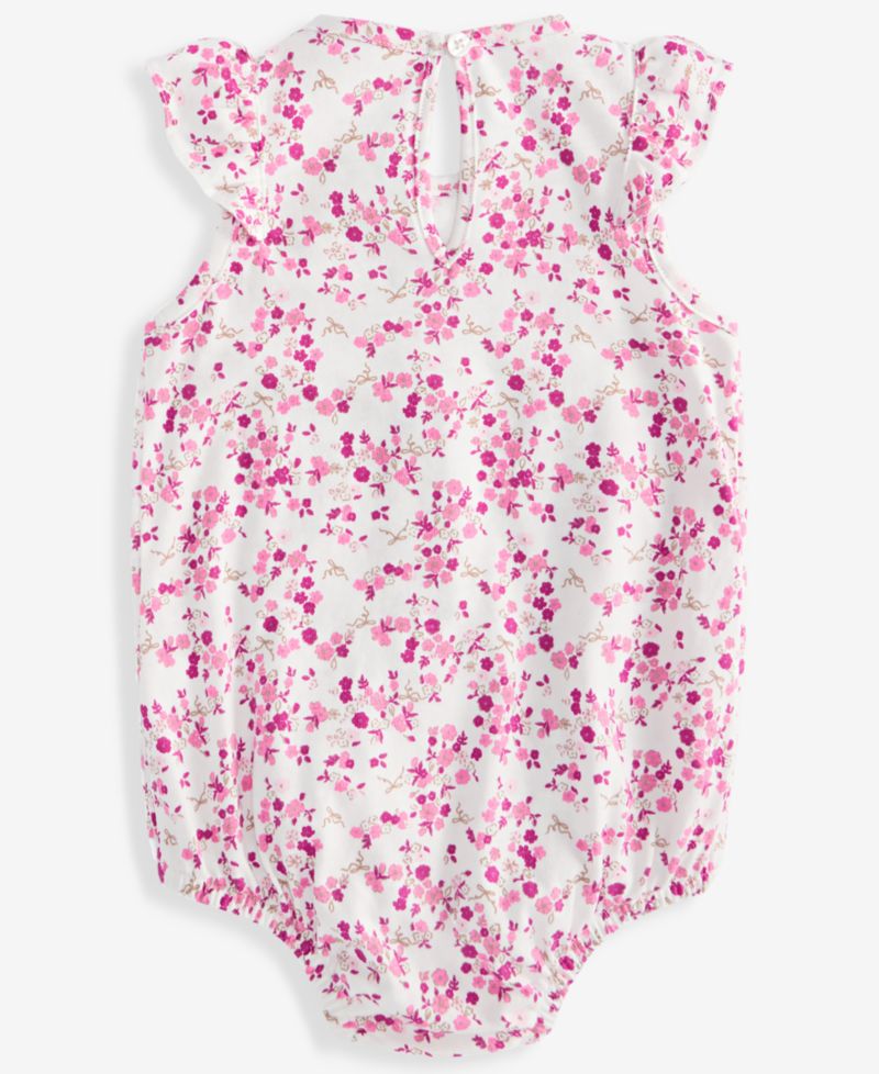 Baby Girls' 0M-24M Floral-Print Skirted Sunsuit
