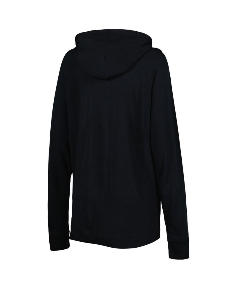 Women's Black Chicago White Sox Pre-Game Raglan Pullover Hoodie
