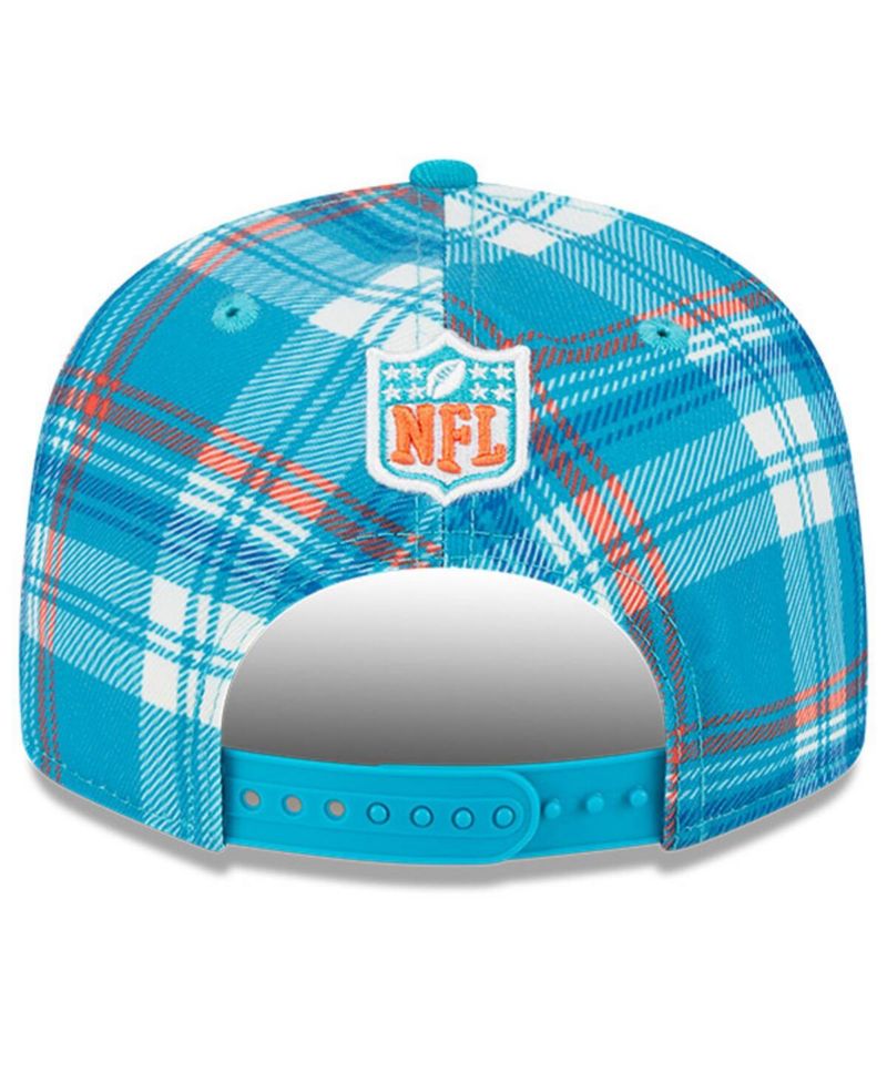 Men's Aqua Miami Dolphins 2024 Sideline Statement 9FIFTY Snapback Hat